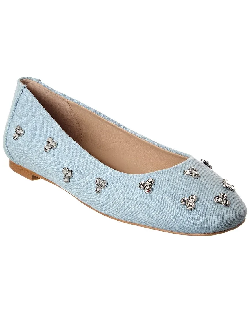 Tammy Denim Ballet Flat by Stuart Weitzman