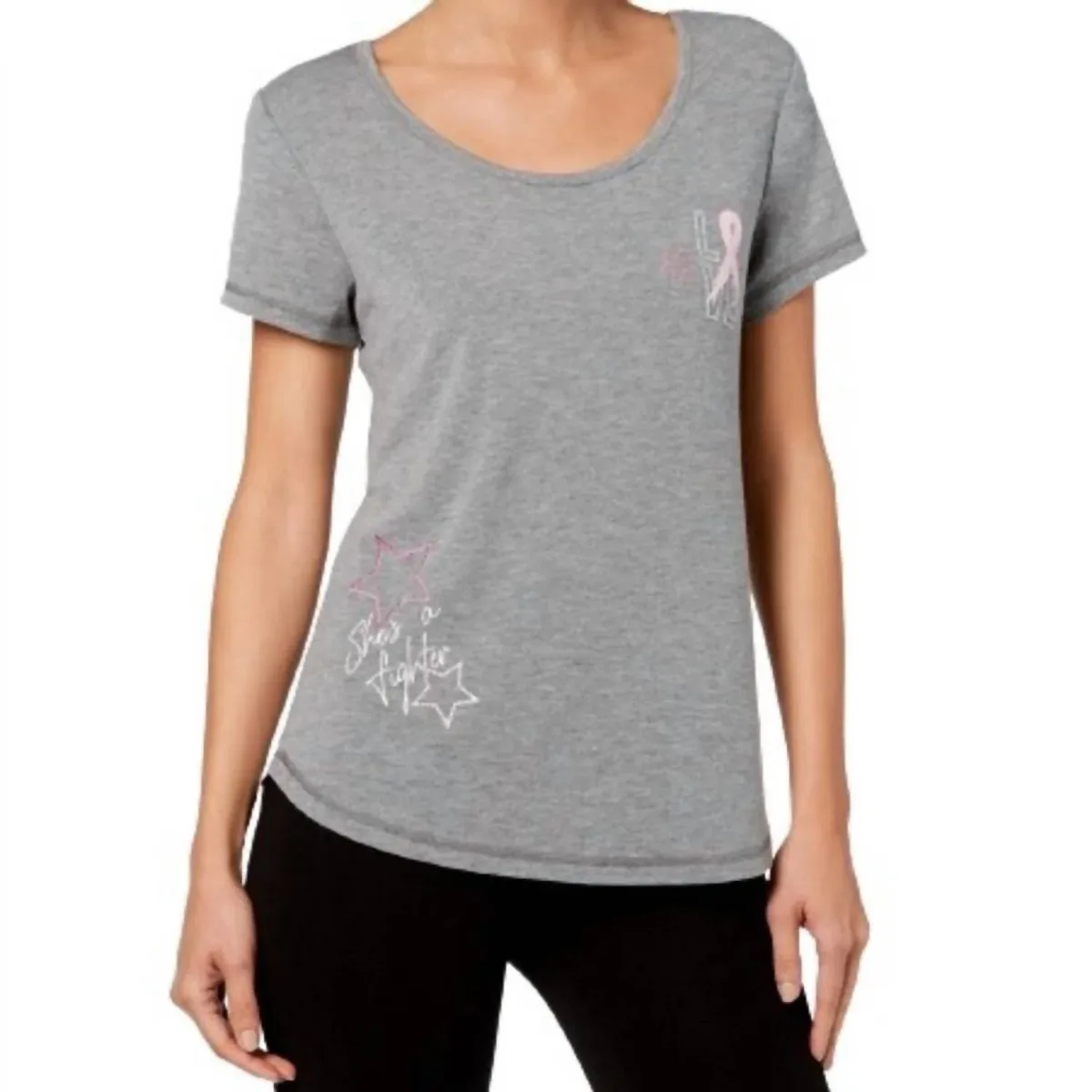 Activewear Keyhole Back T-Shirt by Ideology