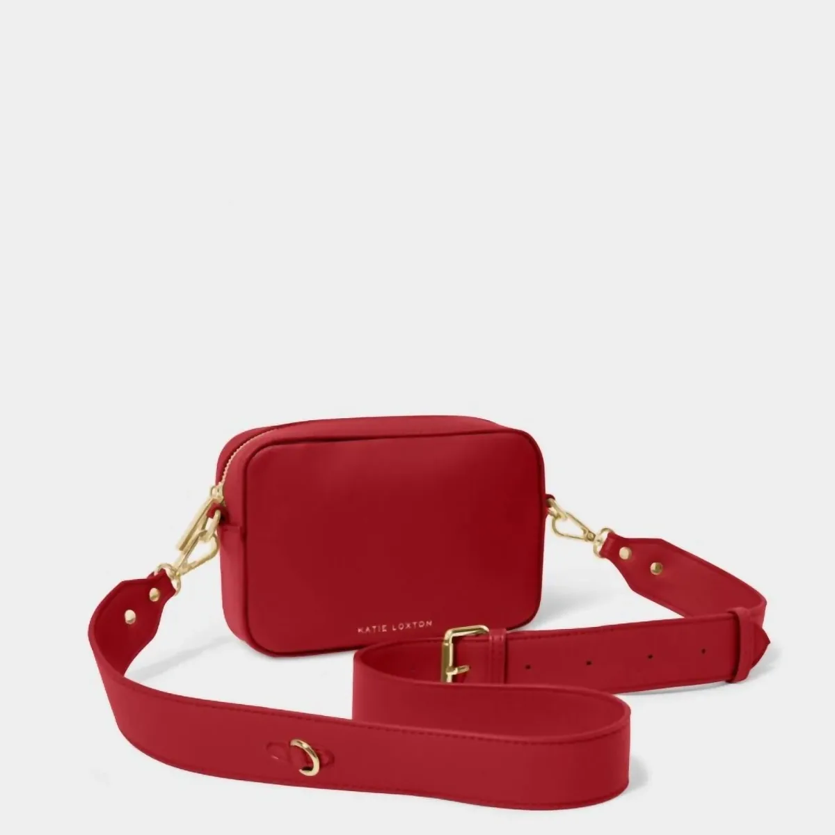 Zana Mini Crossbody Bag in Garnet Red by Katie Loxton