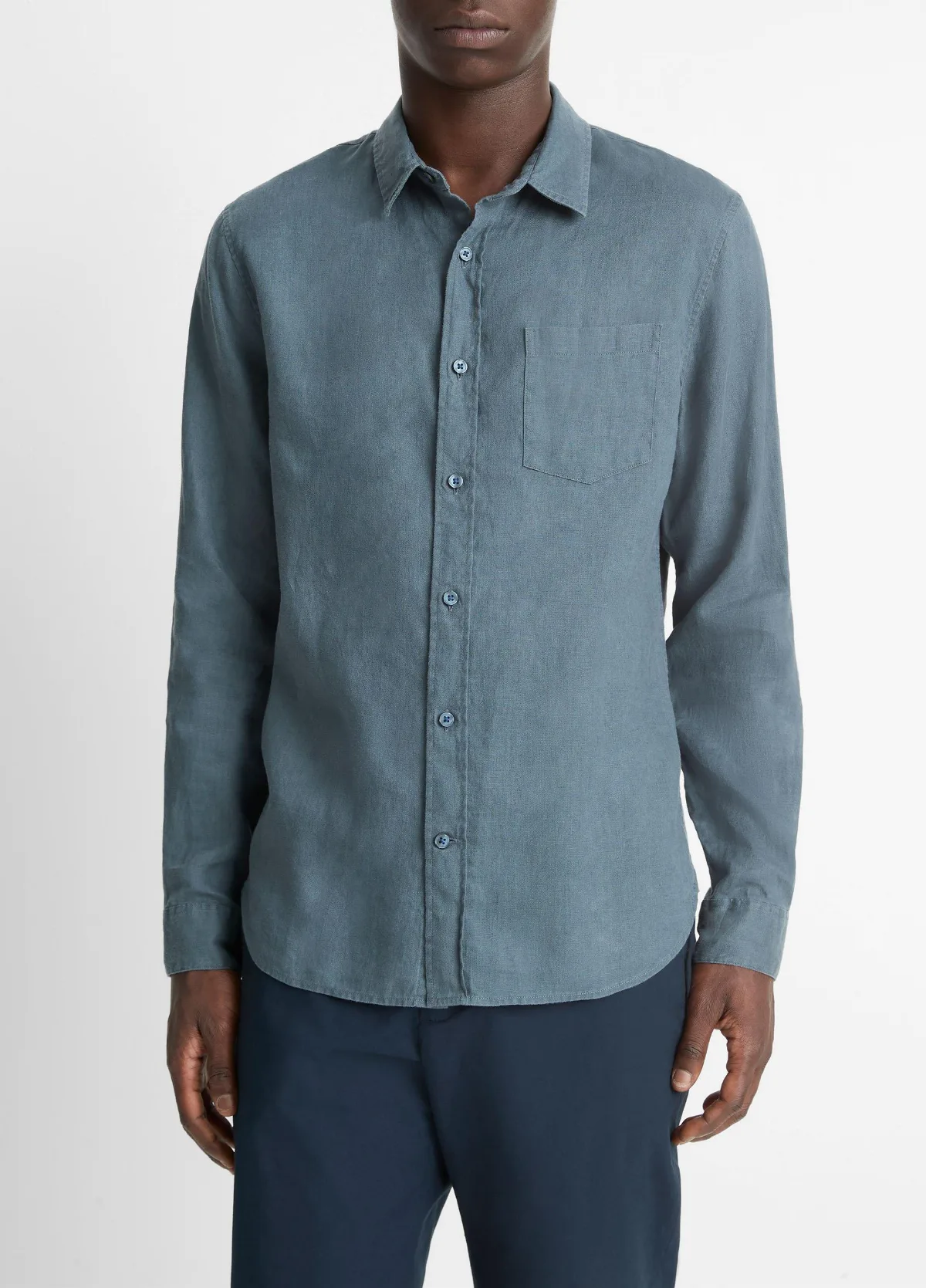 Linen Long-Sleeve Shirt