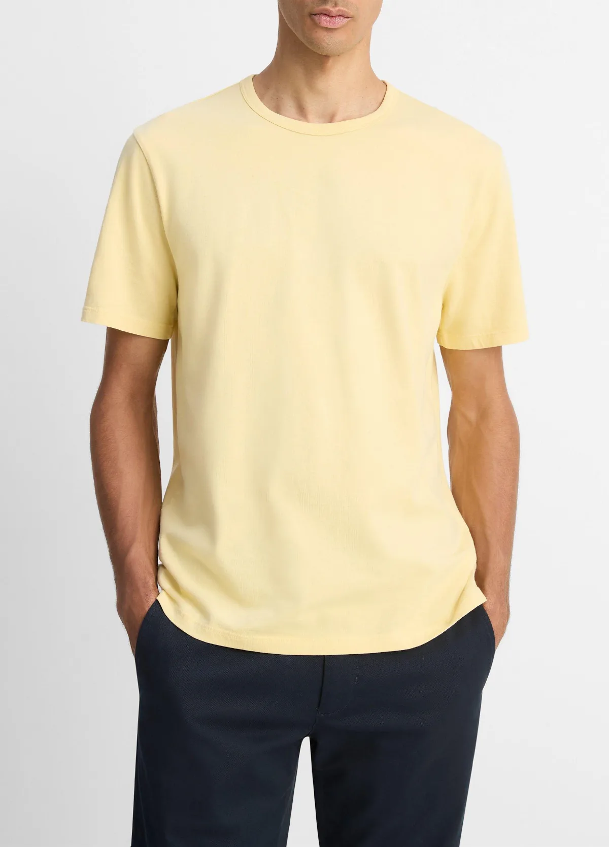 Garment Dye Cotton T-Shirt by Vince