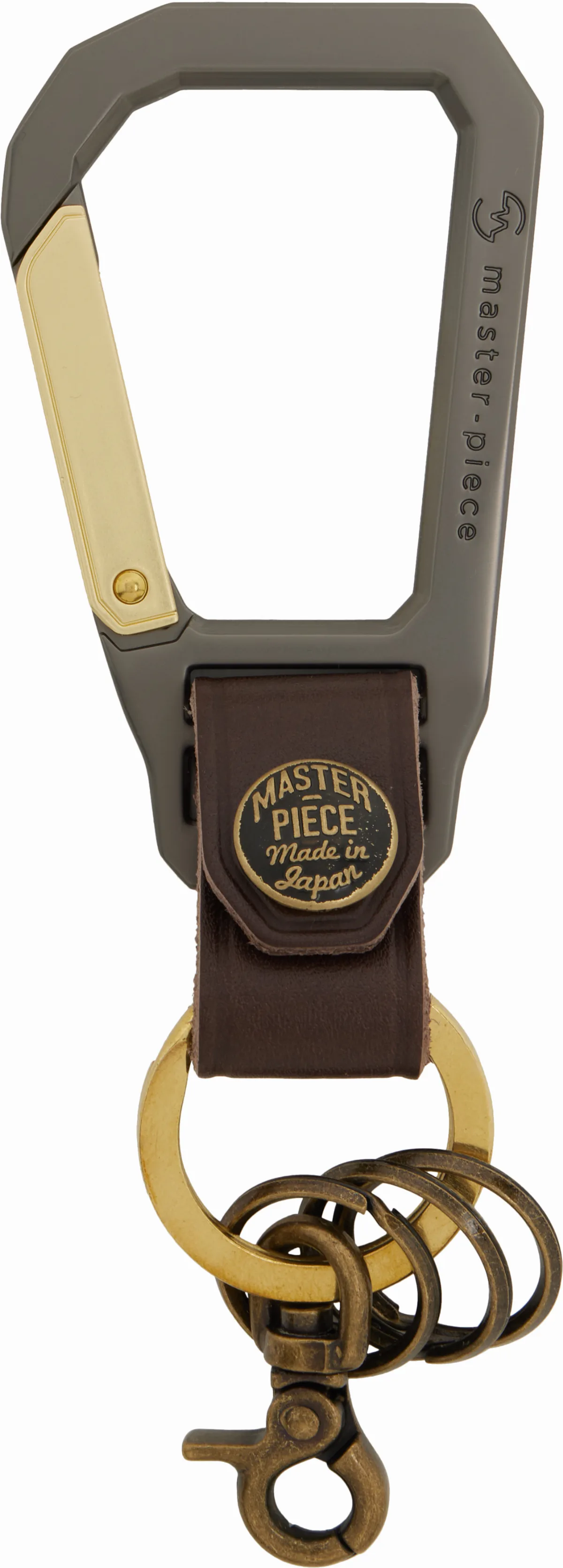 Brown Carabiner Keychain by master-piece