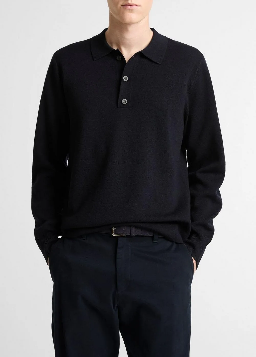 Italian Merino Wool Milano Polo Sweater