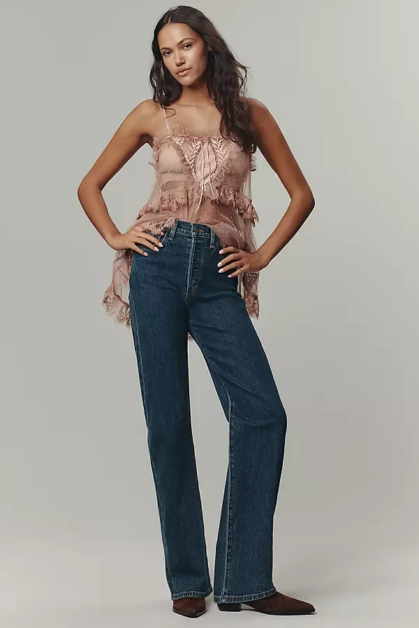 The Margot High-Rise Straight-Leg Jeans