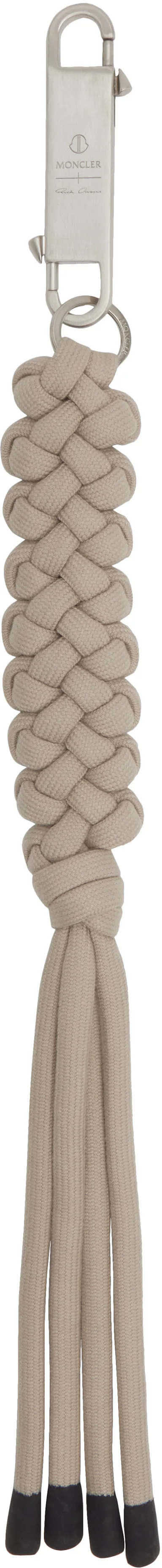 Moncler + Rick Owens Off-White Hiking Rope Keychain by Rick Owens