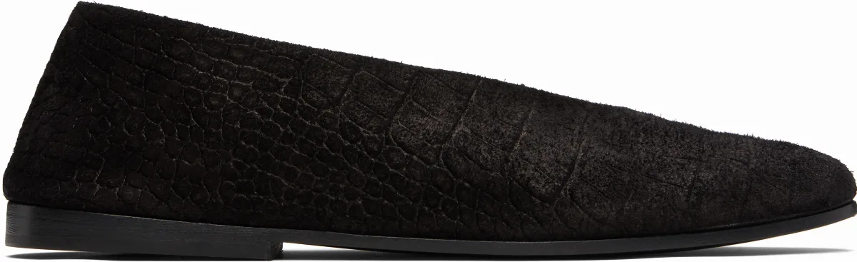 Black Scivolo Ballerina Flats