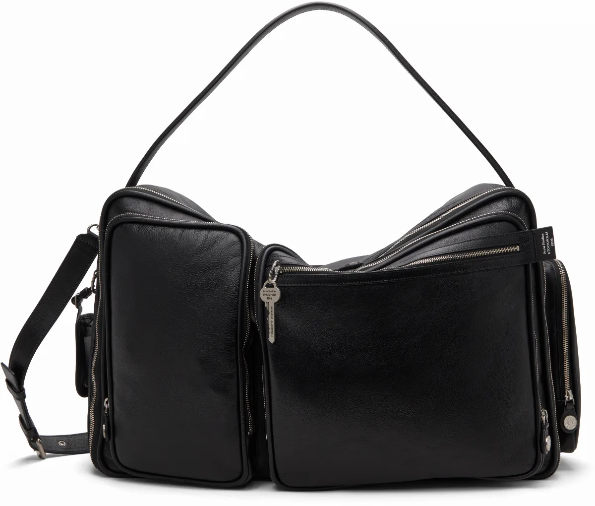 Black Camero Hotel Duffle Bag by Acne Studios