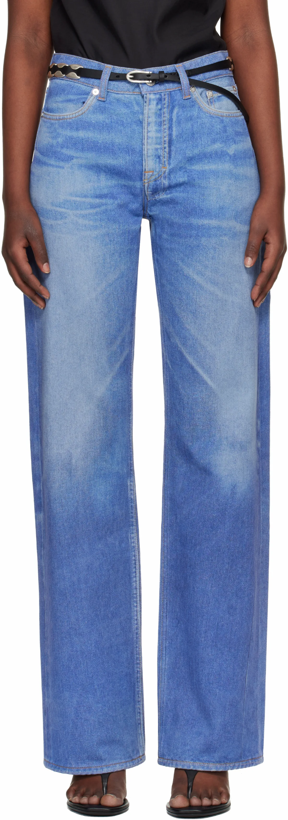 Blue Wata Cut Jeans