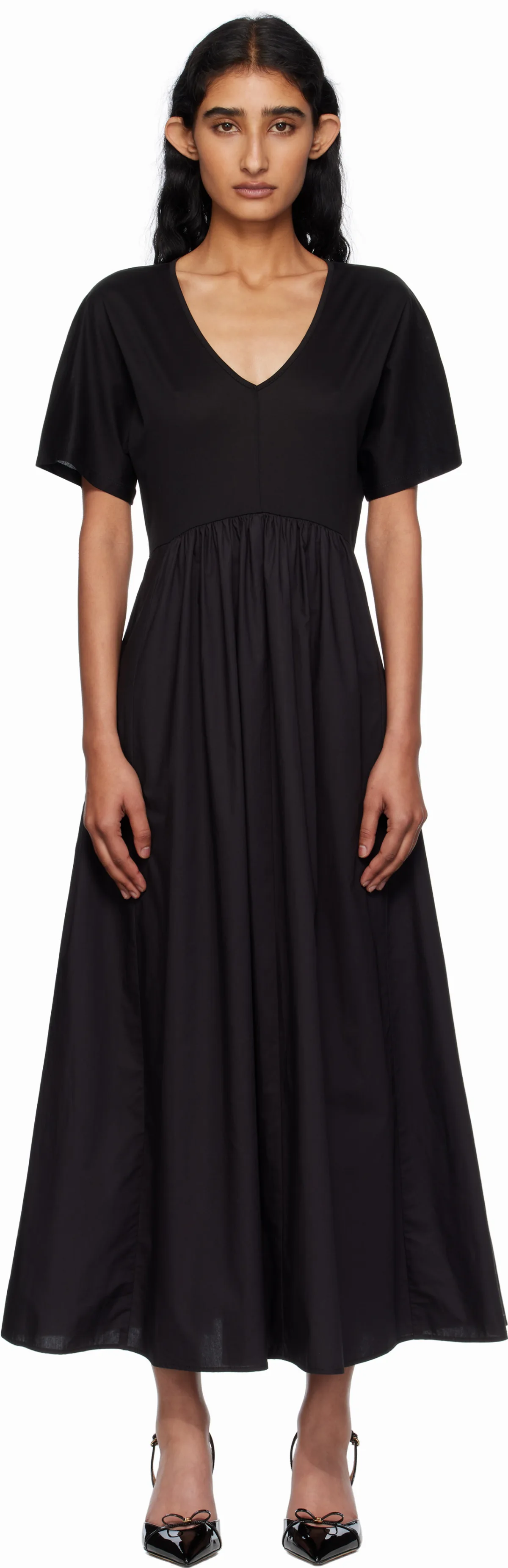 Black Bronzo Midi Dress