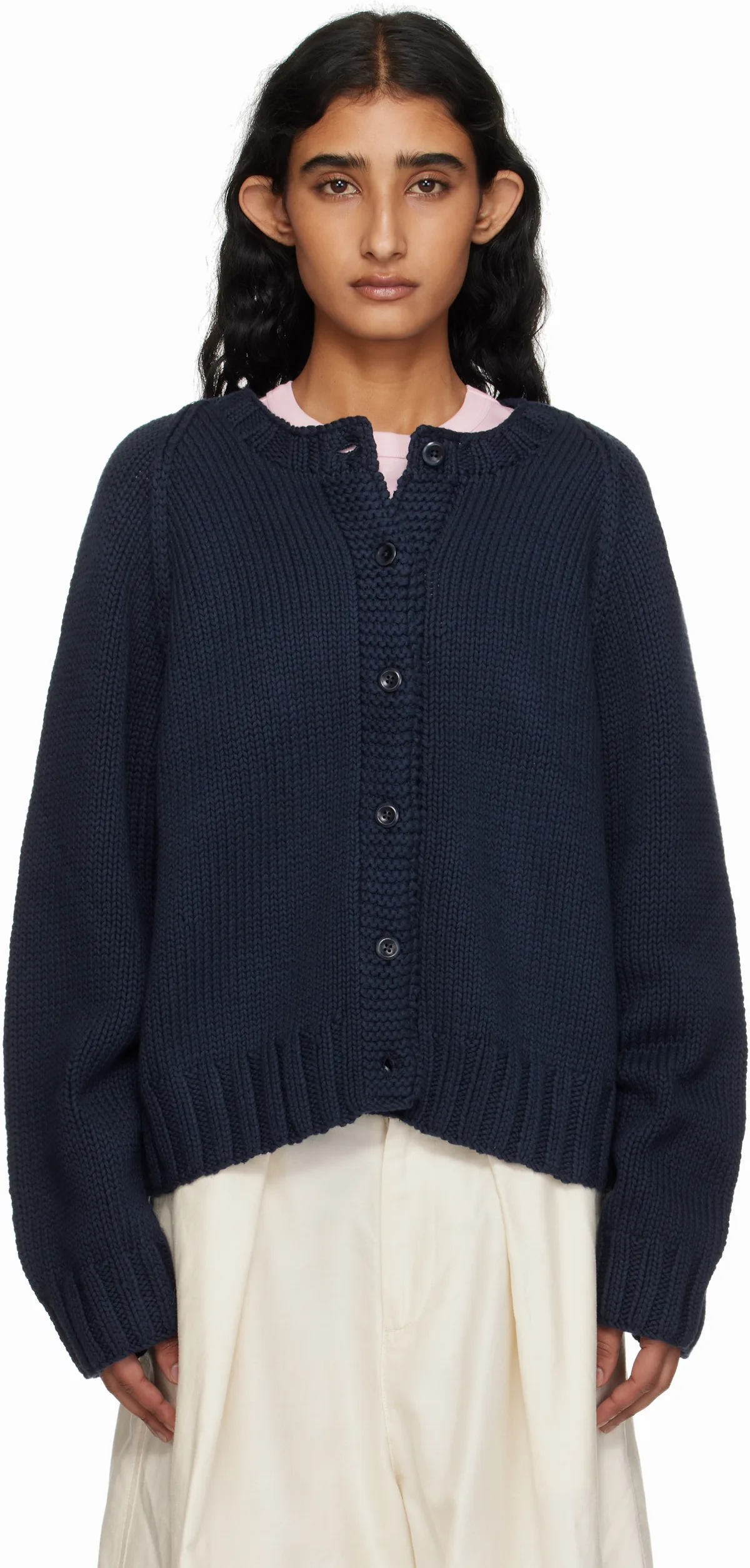 SSENSE Exclusive Navy Atomic Cardigan