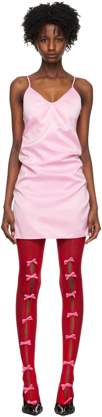 Pink Slip Minidress