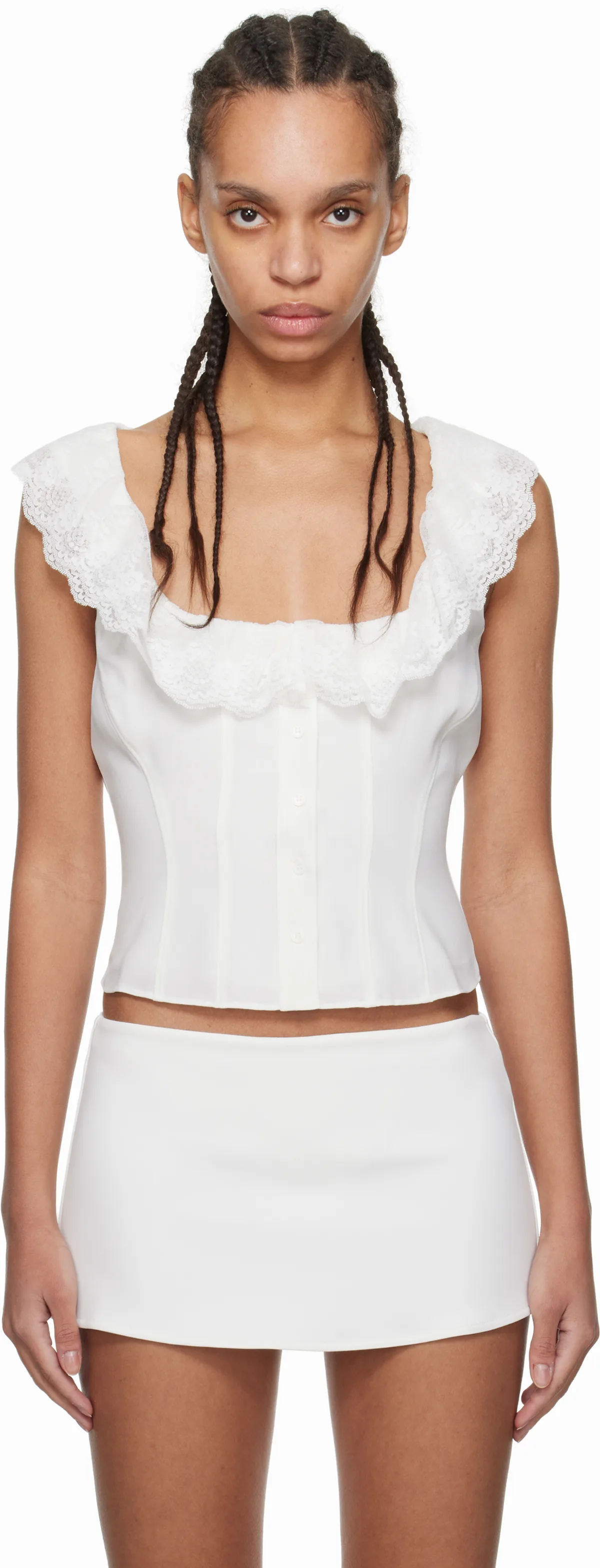 White Paloma Top