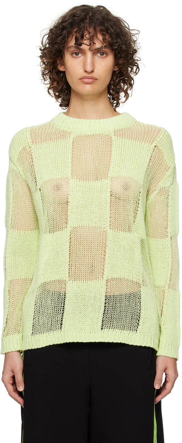 Green Check Sweater