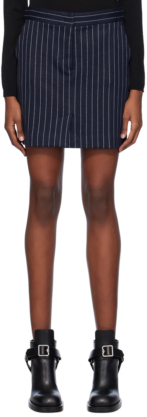 Navy Kirsch Miniskirt