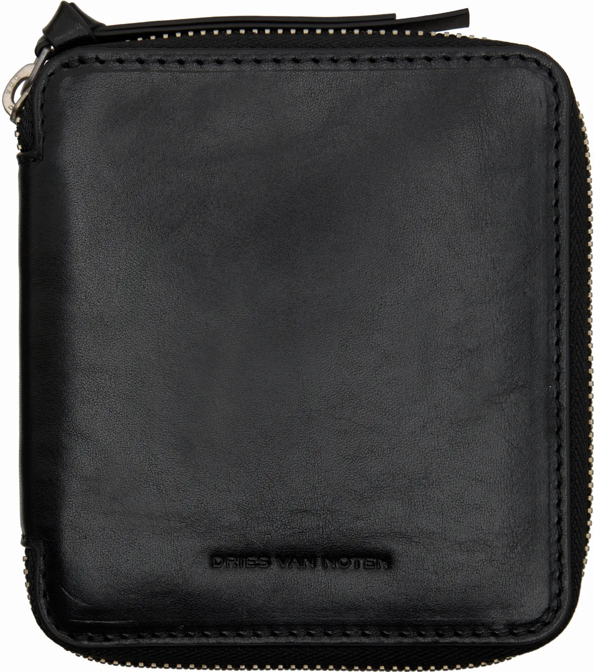 Black Square Zip Wallet