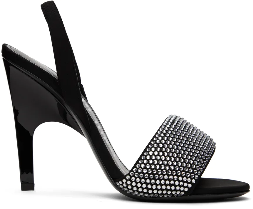 Black Rem Heeled Sandals
