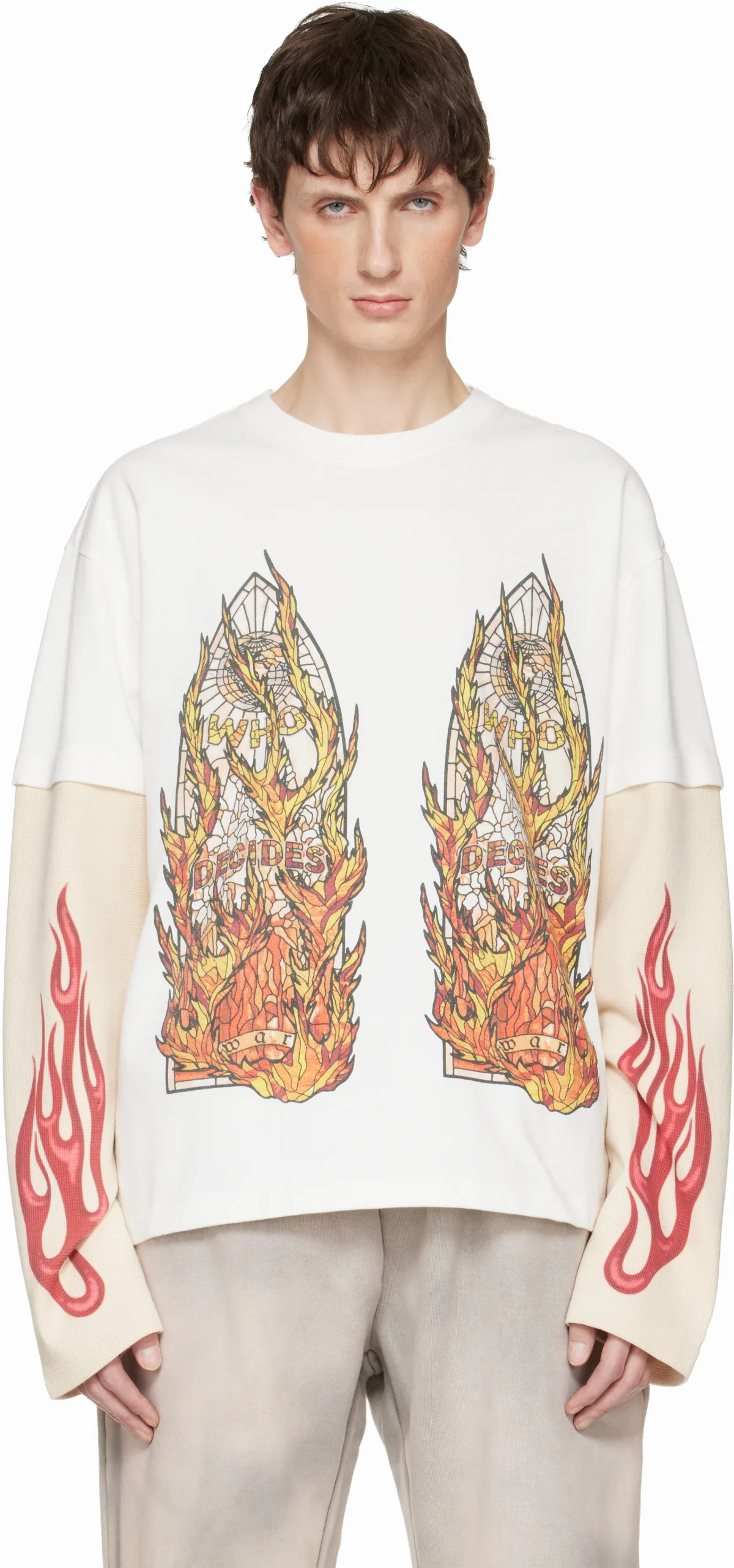 Off-White Flame Glass Double T-shirt