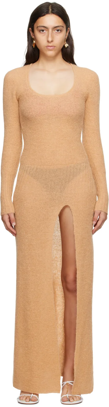 Beige Le Chouchou'La Robe Dao' Maxi Dress