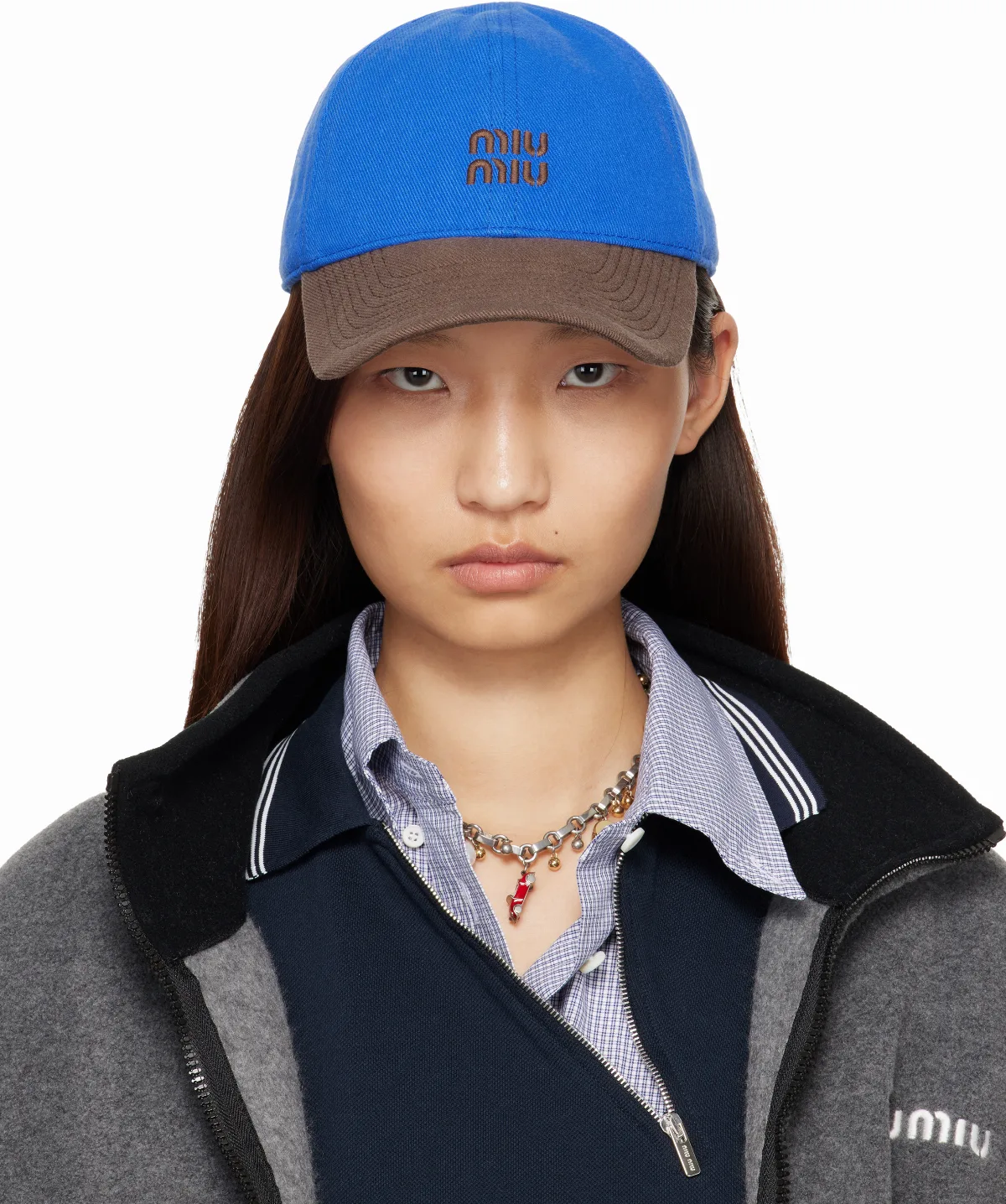 Blue Drill Baseball Cap