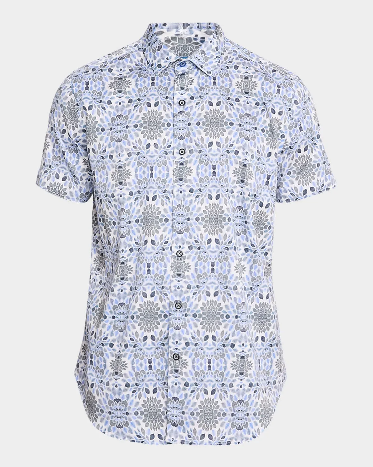 Amagansett Satin Short-Sleeve Shirt