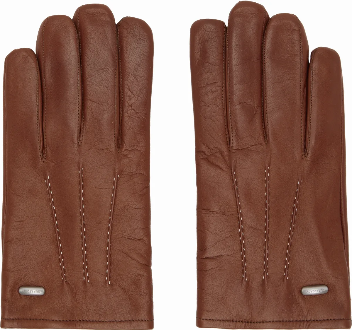 Brown His Gloves
