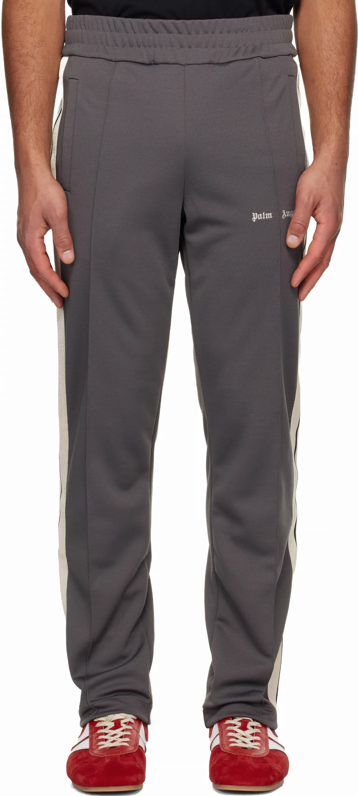 Gray Classic Logo Track Pants