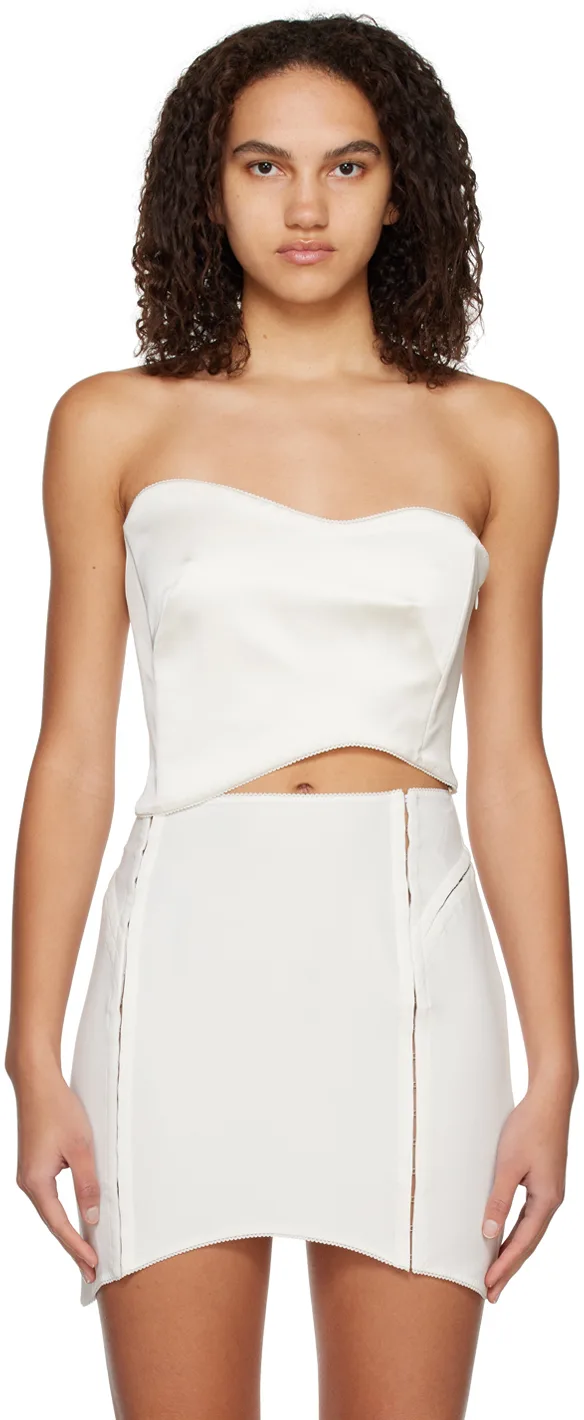 White Oriane Corset