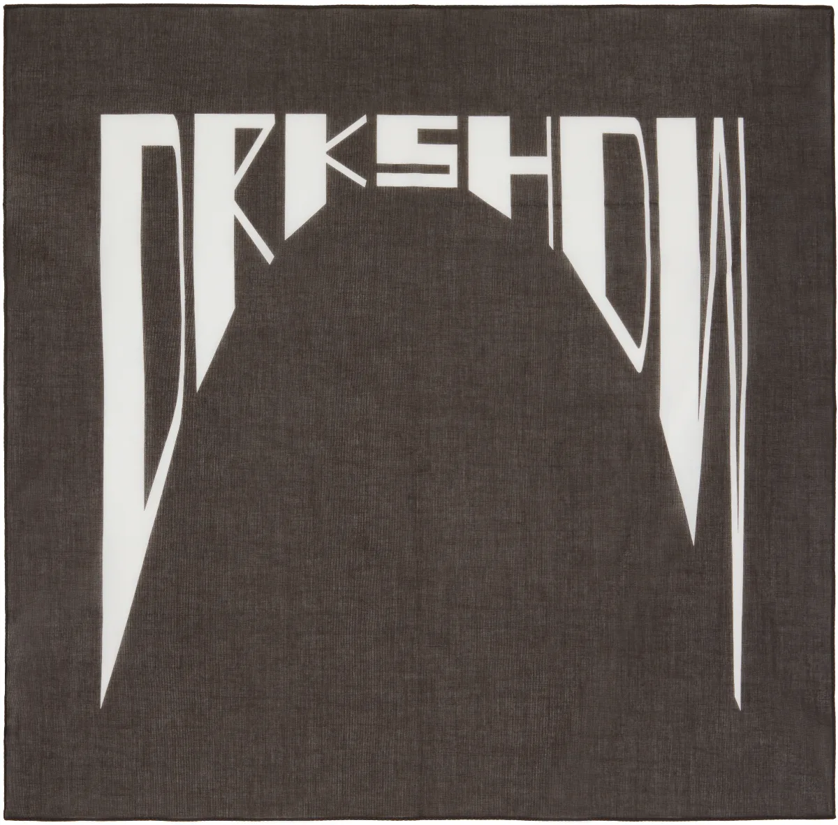Gray Concordians Cotton Bandana by Rick Owens DRKSHDW