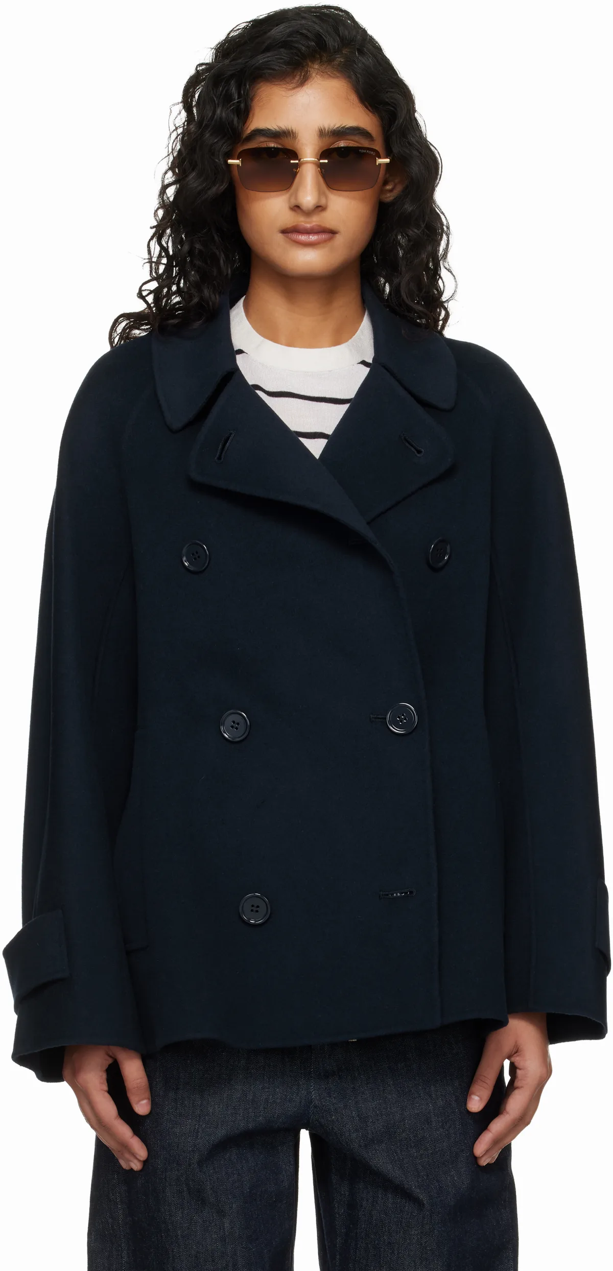 Navy Louise Jacket by Max Mara