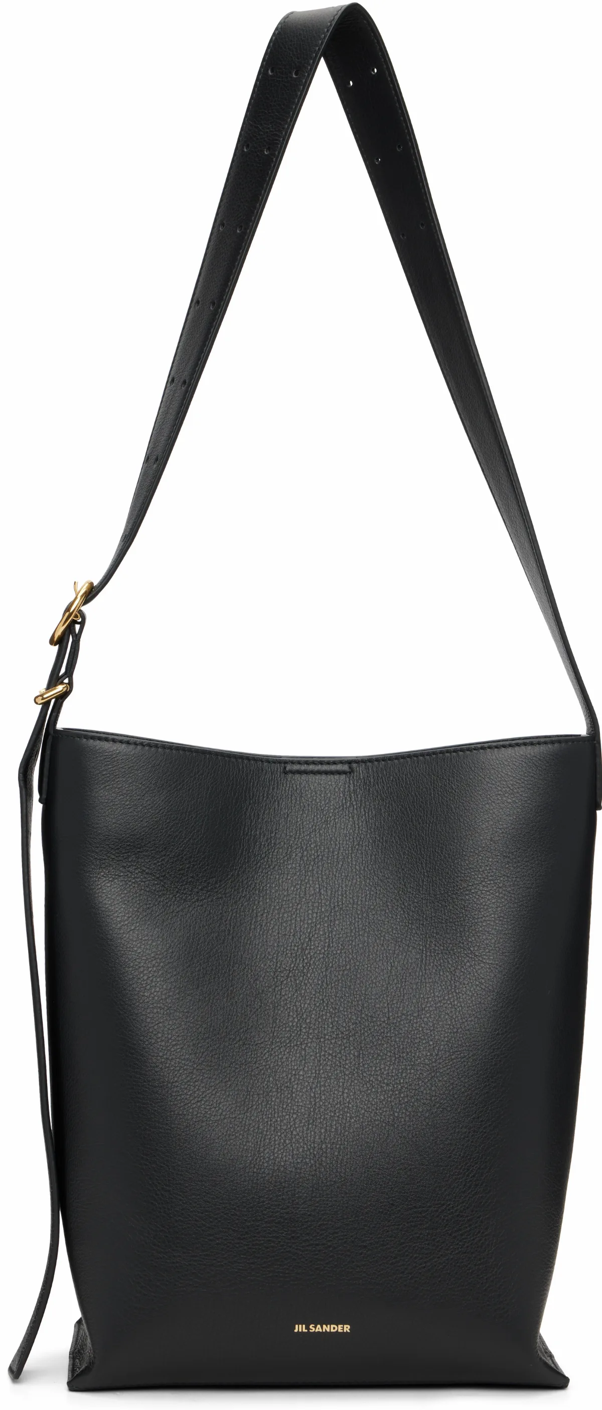 Black Cannolo Tote by Jil Sander