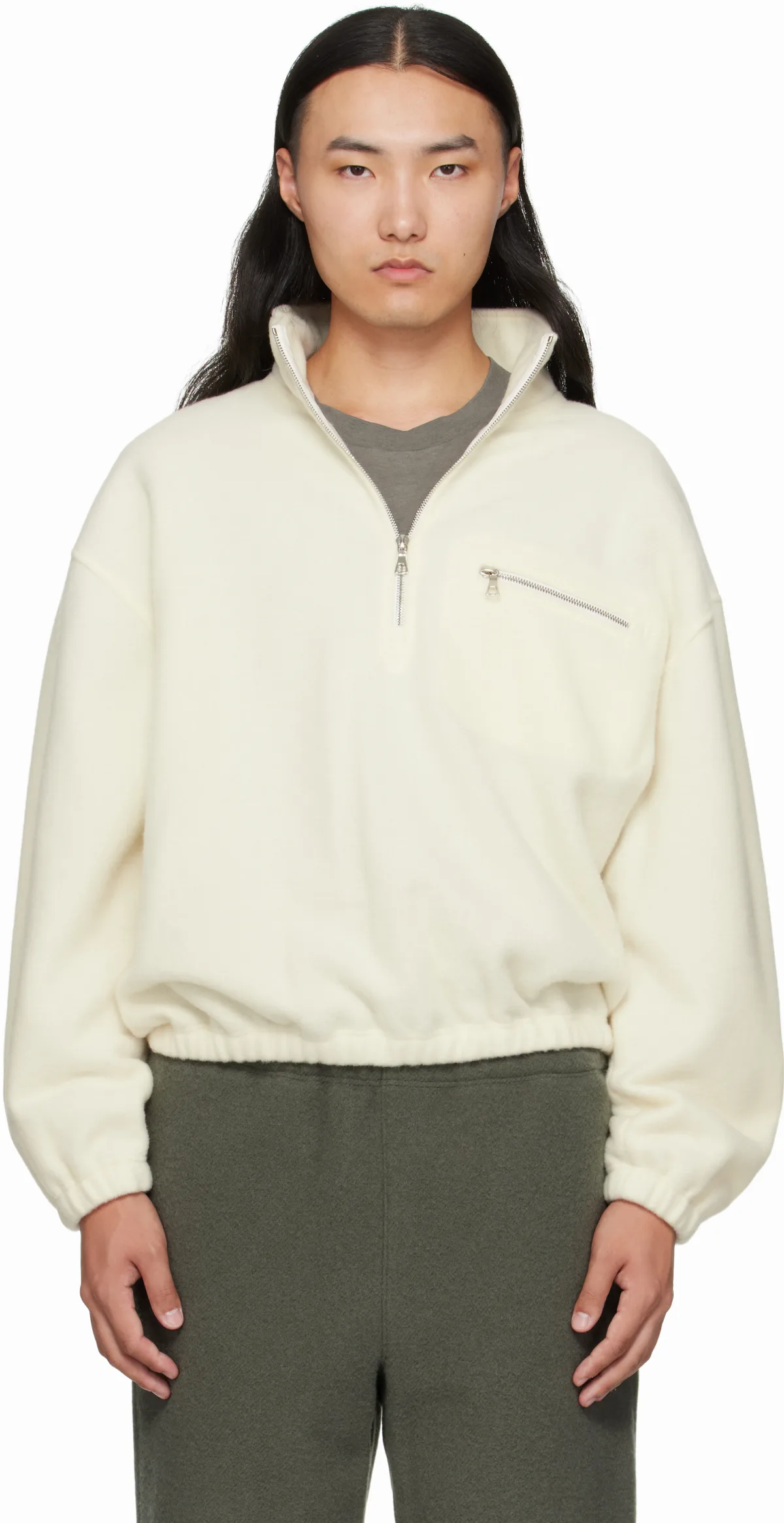 Off-White Fleece Sweater