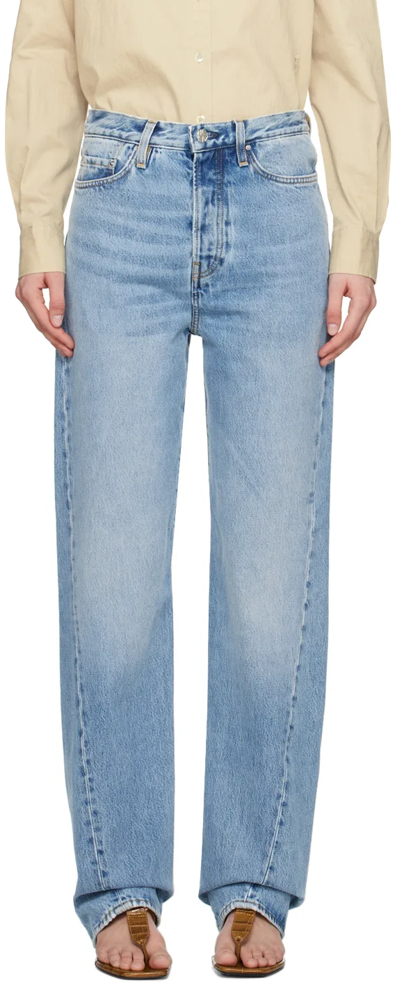 Blue Twisted Jeans