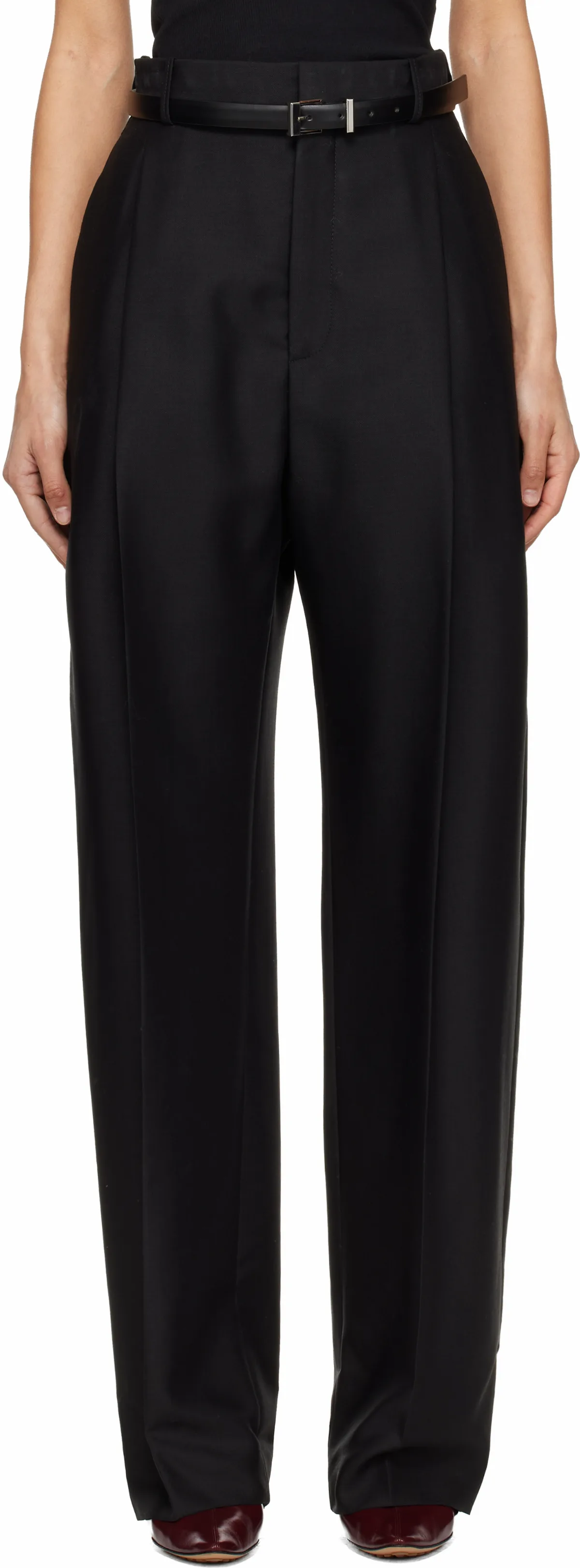Black Light Mid Rise Trousers