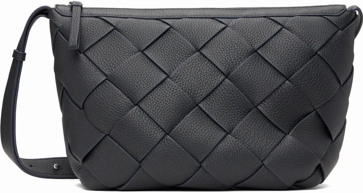 Navy Diago Medium Bag