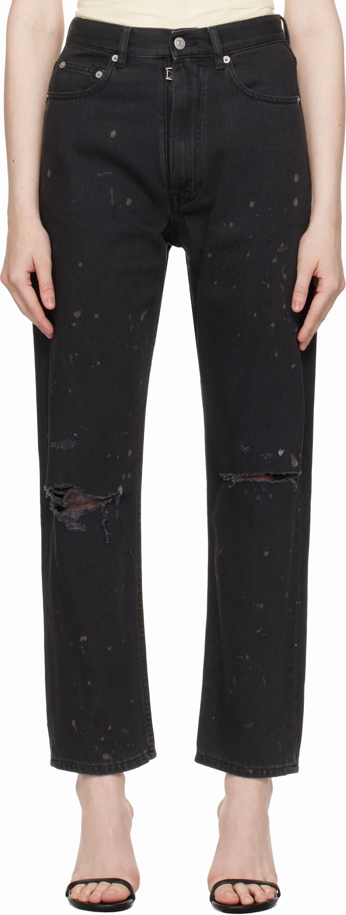 Black 5 Pockets Jeans