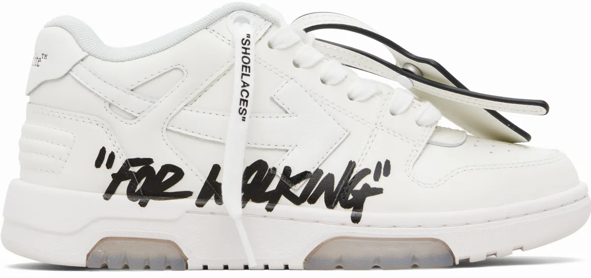 White Out Of Office'For Walking' Sneakers