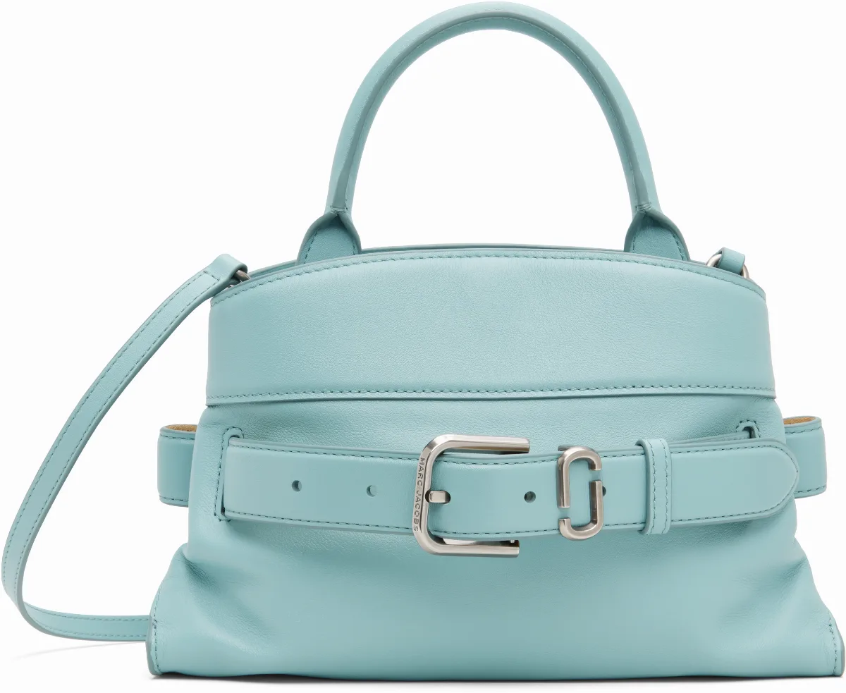 Blue'The Dakota Small Satchel' Bag by Marc Jacobs
