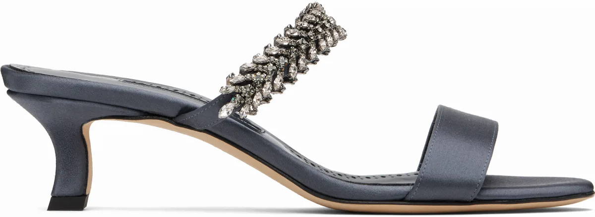 Navy Kifasan Mules