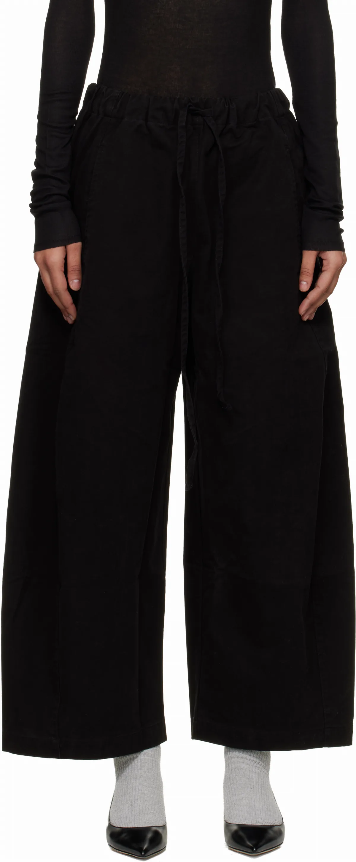 Black Loft Trousers