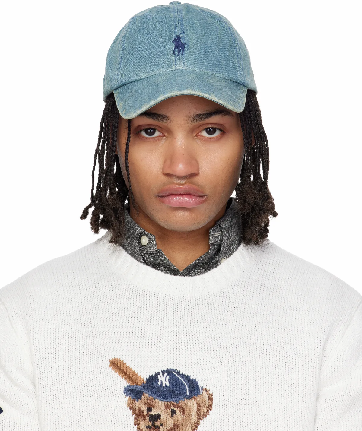 Blue Indigo Denim Ball Cap