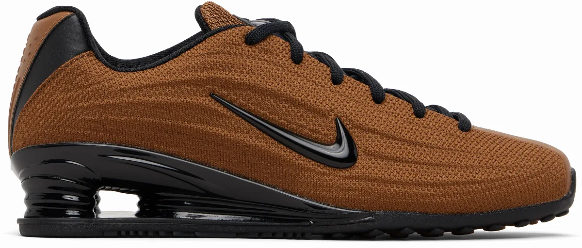 Brown Shox Z Sneakers by Nike