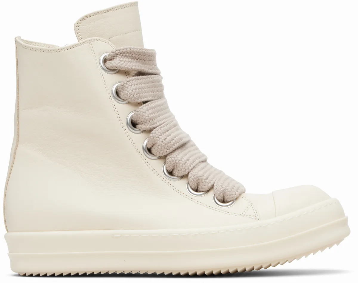 Off-White Temple Jumbolace Sneakers by Rick Owens