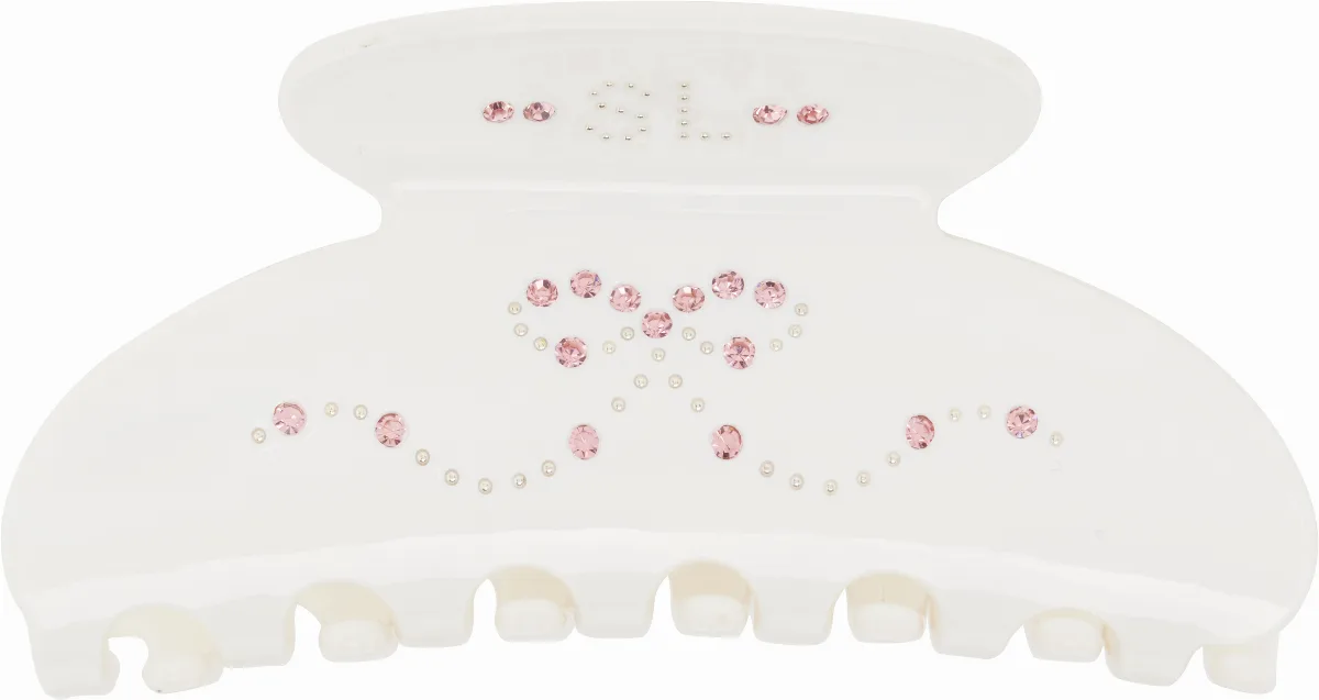 White Princess Hair Claw Hair Clip