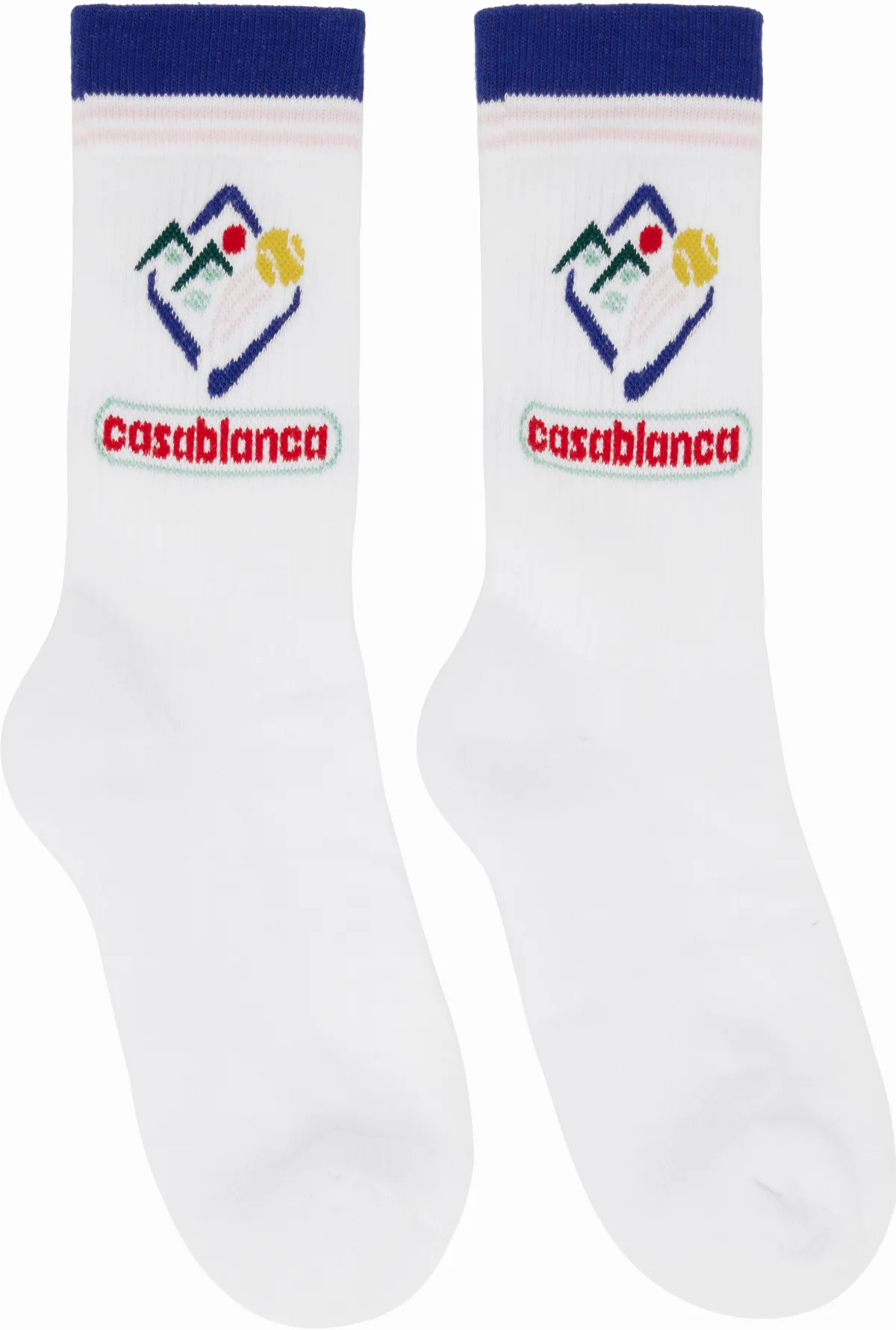White Fuji Icon Socks