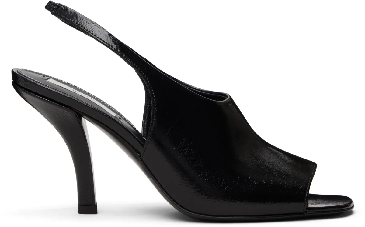 Contour Naplack Slingback Heeled Sandals