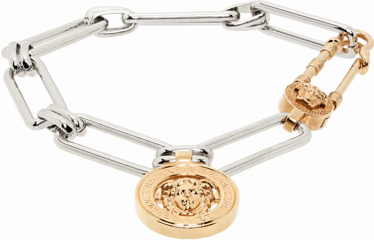 Medusa Safety Pin Bracelet