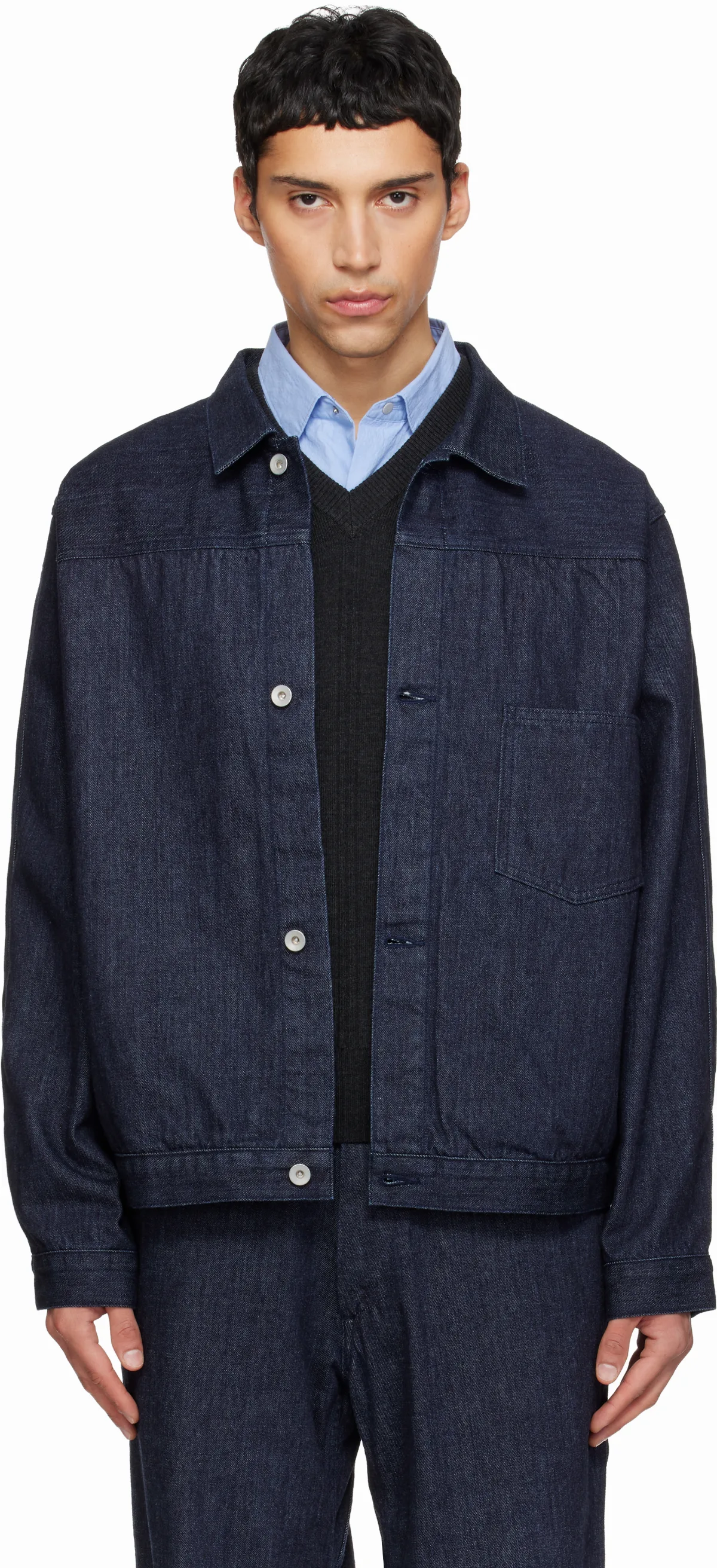 Blue Short Denim Jacket