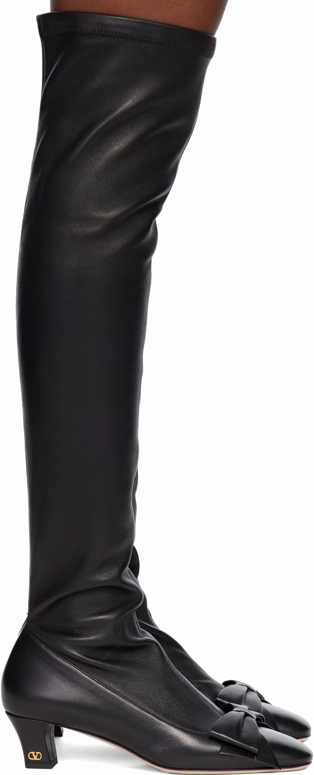 Black Over-The-Knee Tall Boots