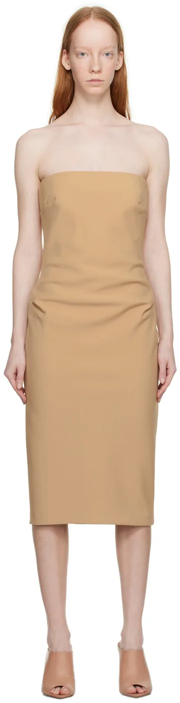 Beige Bernard Midi Dress