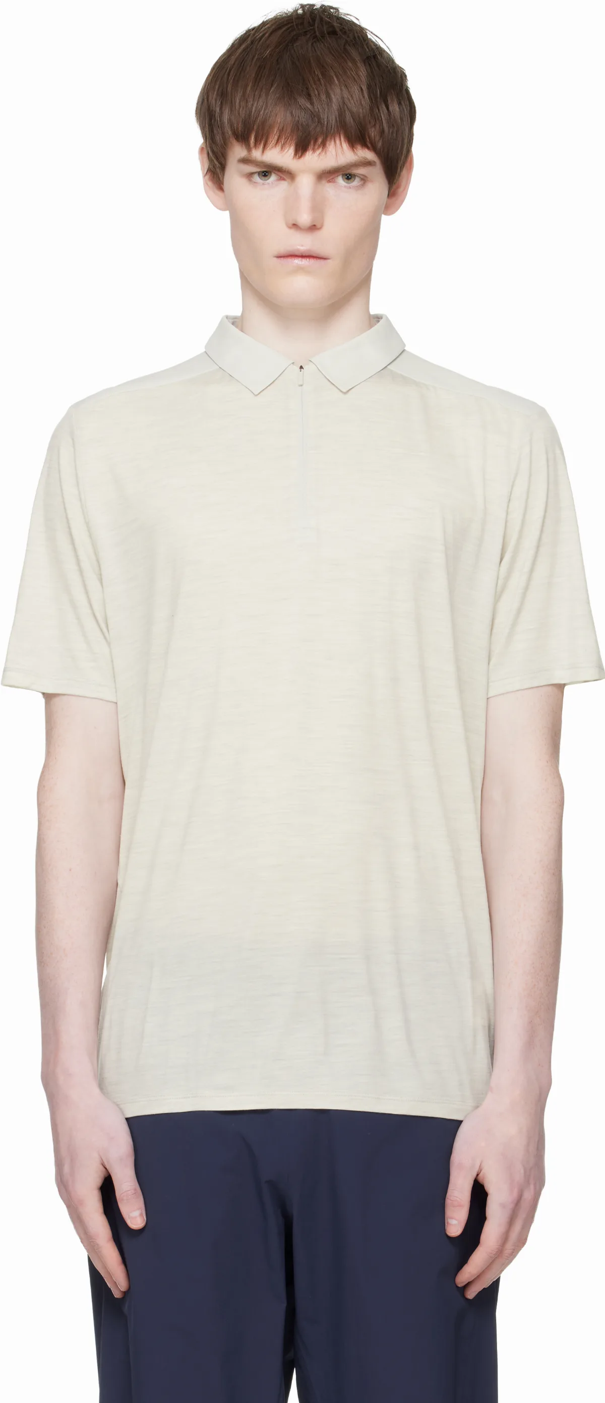 Gray Frame S/S Polo by Veilance